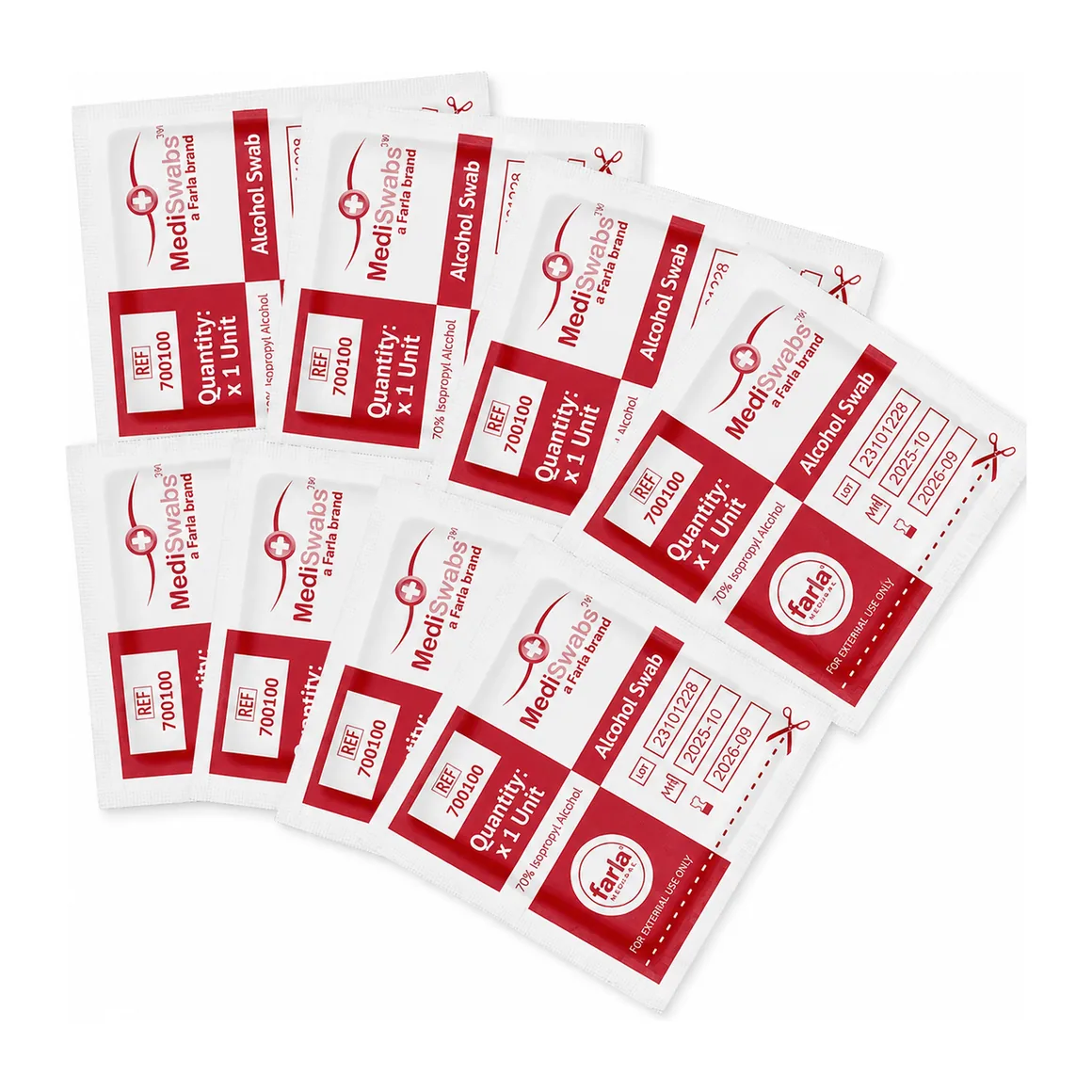 Alcohol Prep Wipes — 70% Isopropyl