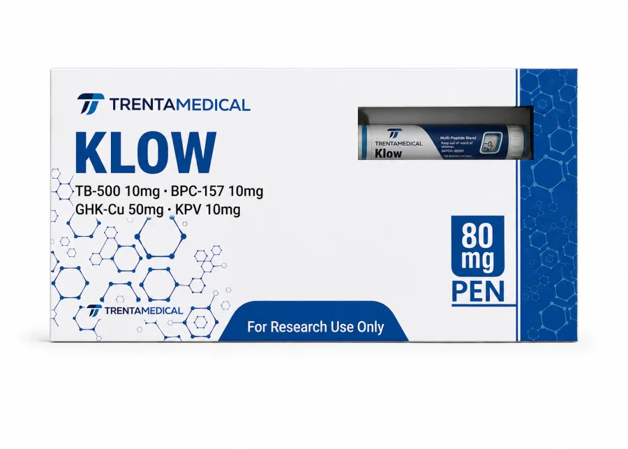 KLOW Blend 80mg Pen Kit (GHK-Cu 50mg · BPC-157 10mg · TB-500 10mg · KPV 10mg)